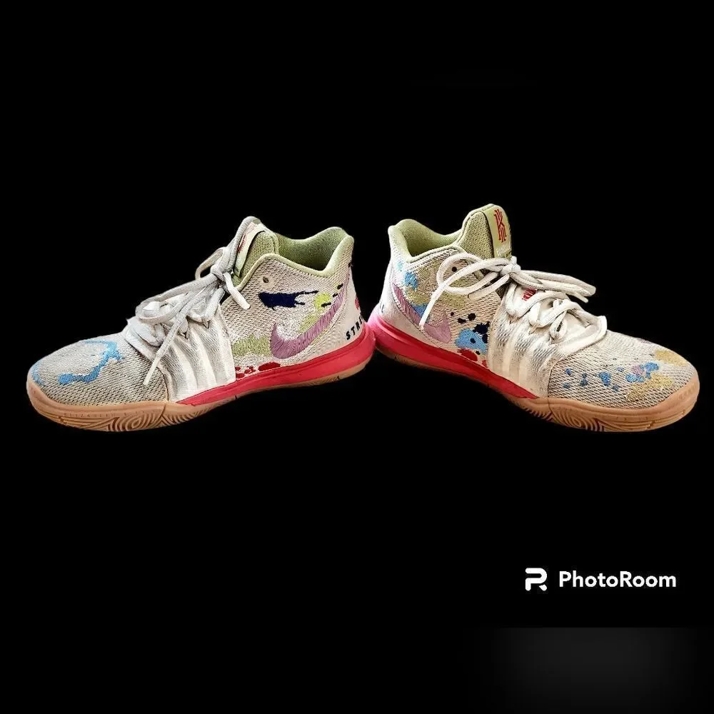 Nike Bandulu x Kyrie 5 embroidered splatters